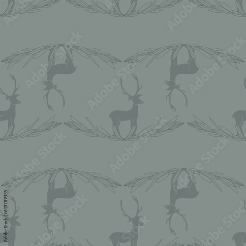 Monochrome green kaki pattern backgrounds lake life  photo