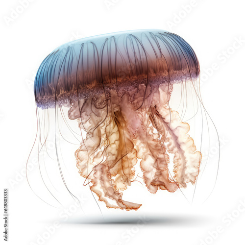 Jellyfish on White background, HD