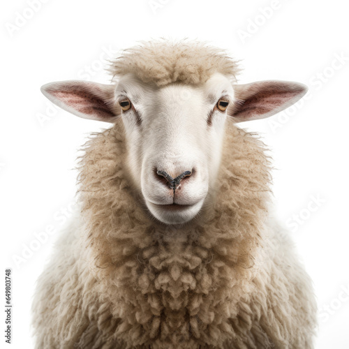 Sheep on White background, HD
