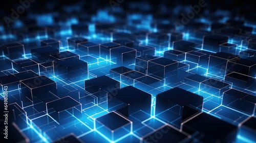 modern techno mesh background illustration digital future, futuristic line, science network modern techno mesh background