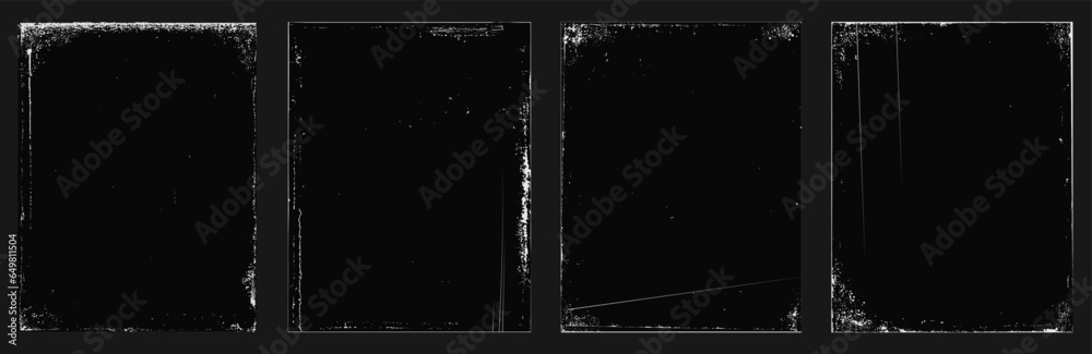 Vintage grunge paper texture. Old worn overlay distressed background. Vector illustration