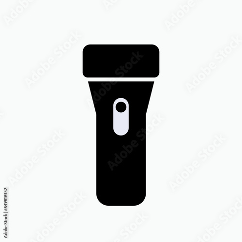 Flashlight Icon. Night Lighting Symbol.