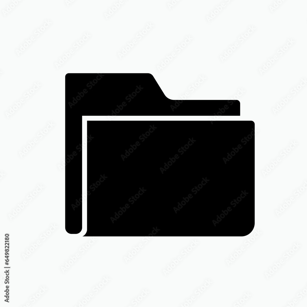 Folder Icon. Data Save, Storage. Universal Interface Element for Design, Presentation, Website or Apps Elements - Vector. Folder Icon. Data Save, Storage. Universal Interface Element for Design, Presentation, Website or Apps Elements - Vector.
