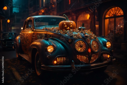 Halloween Pumpkin Car Decorations Spookify Your Ride © GreenMatrixx