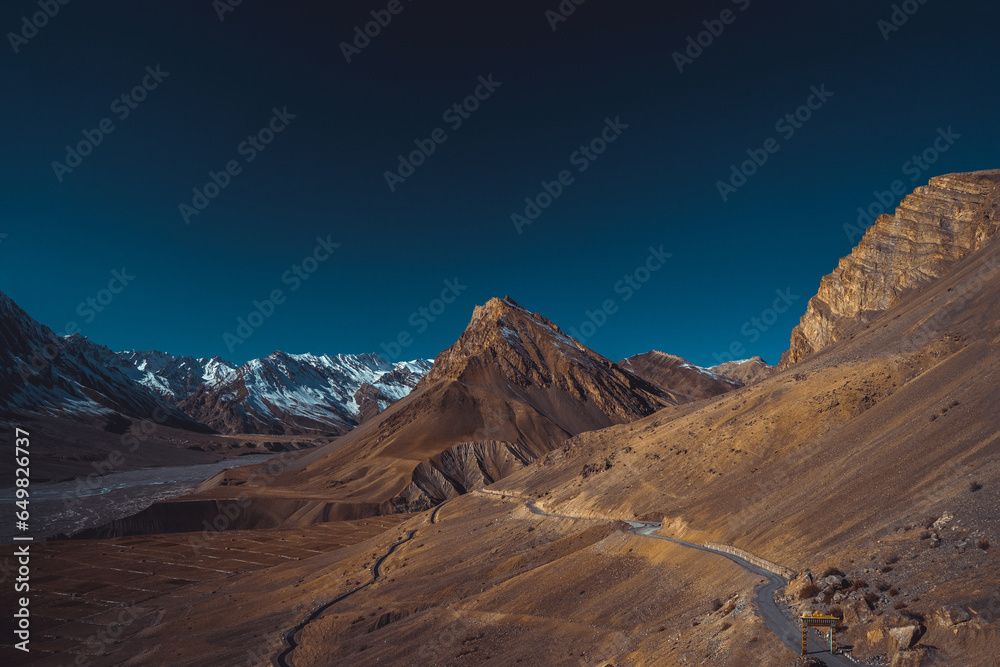 landscape in the himalayas