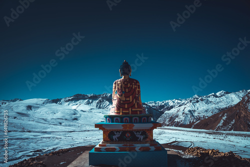 buddha statue in the mountains