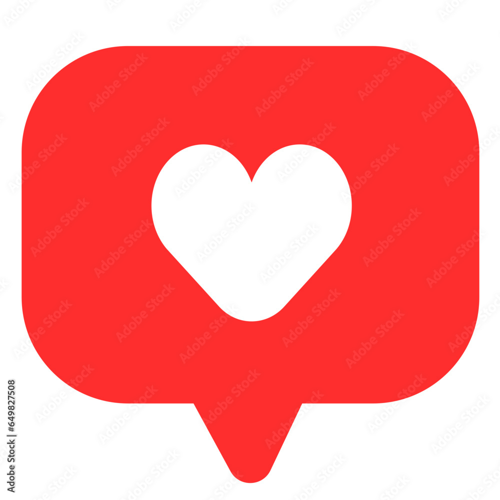 Heart in speech bubble icon isolated, Emoji, chat and Social Network, Notifications icon Heart in speech bubble icon isolated, Emoji, chat and Social Network, Notifications icon