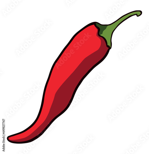 Burning jalapeno pepper