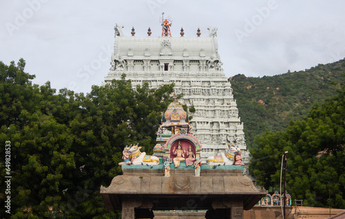 Temple tower of Arunachalesvara Temple, is a Hindu temple dedicated to Lord Shiva photo