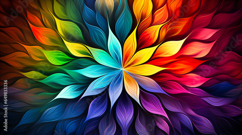 Kaleidoscopic Fractals in Bursting Colors