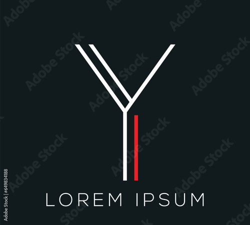 Letter 'Y' Logo Design Illustration Template.