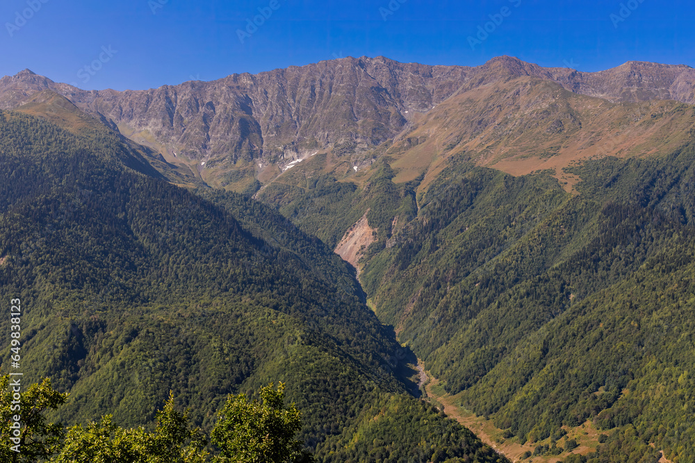 Mountains view in the morning