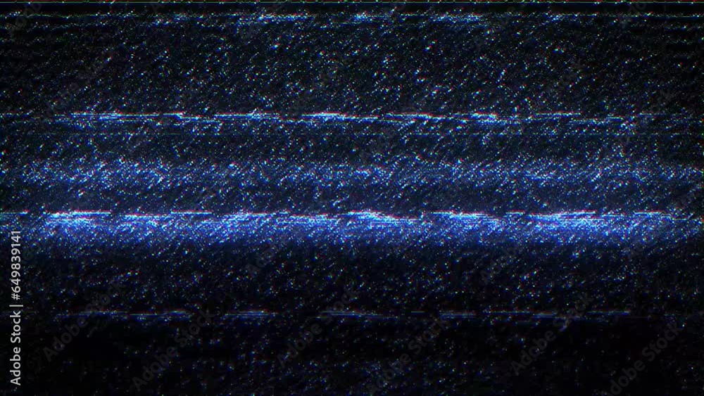 Analog Static Noise texture overlay. TV switch off. Horizontal stripes