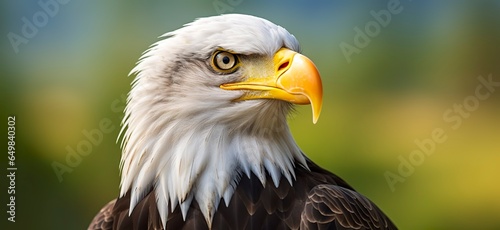 Portrait of an american bald eagle  wildlife.