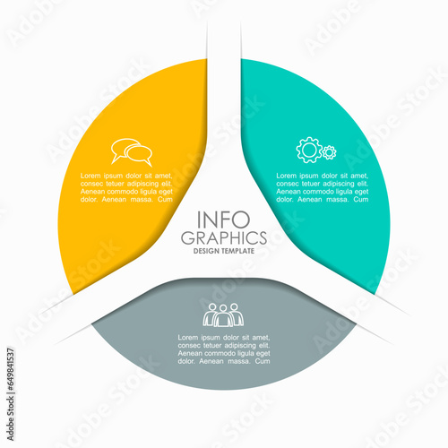 Infographic design template with place for your data. Vector illustration.