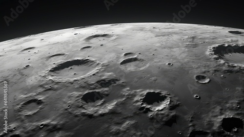 moon lunar crater landscape illustration surface astronomy, science cosmos, outer earth moon lunar crater landscape