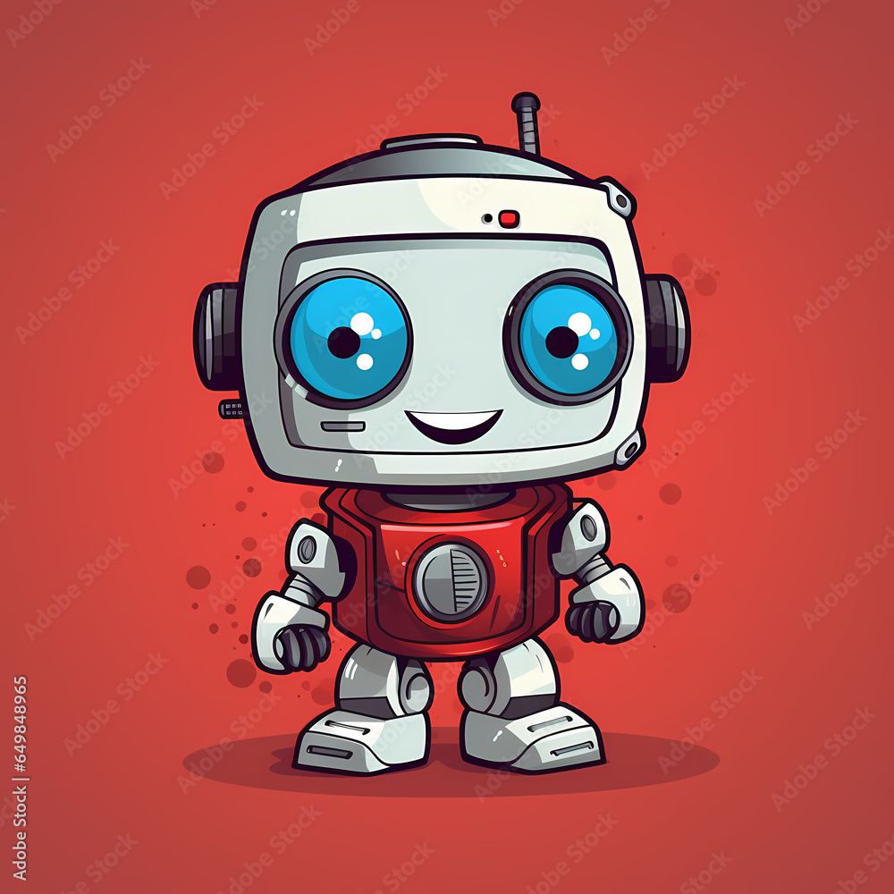 Robot Digital Illustration