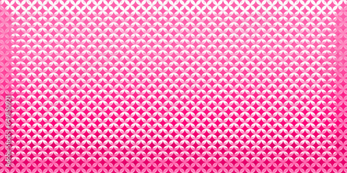 Pink color seamless geometric pattern background with Pink color Embosed effect