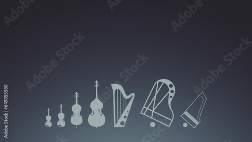 Orchestra Wallpaper - String Family photo