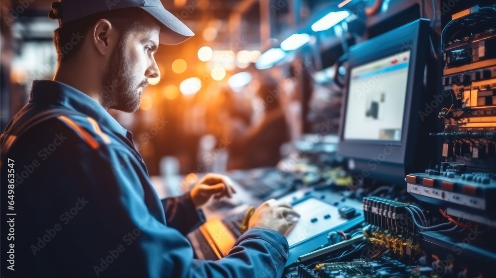 Industrial Programer Engineer Programing cnc Machine programmable logic ...