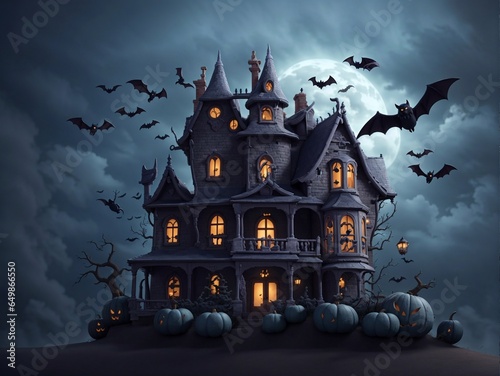 haunted house halloween 3d funny