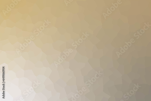 gold poly crystal background.gradient Polygon design pattern. copy space   photo