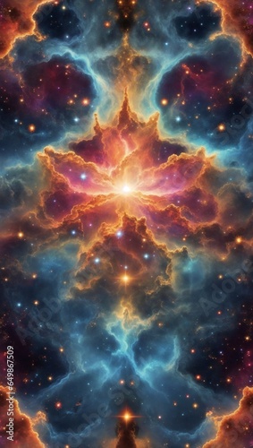 nebula background of space