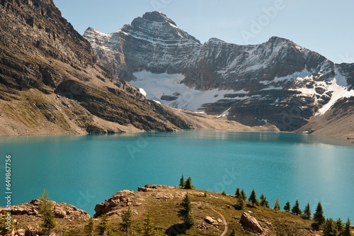 Scenic Of Lake Mcarthur; Yoho National Park, British Columbia, Canada photo