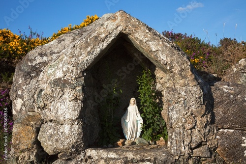 Virgin Mary Grotto; Carna, County Galway, Ireland photo