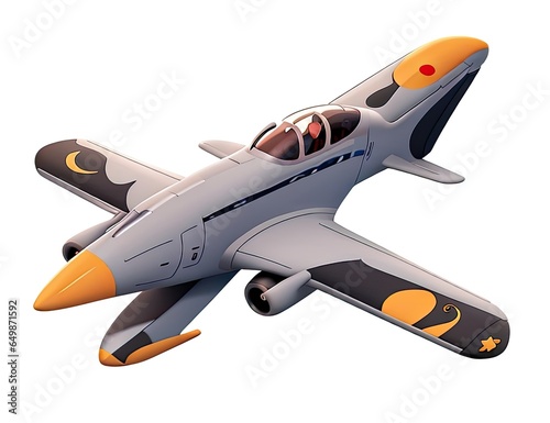 airplane isolated on white