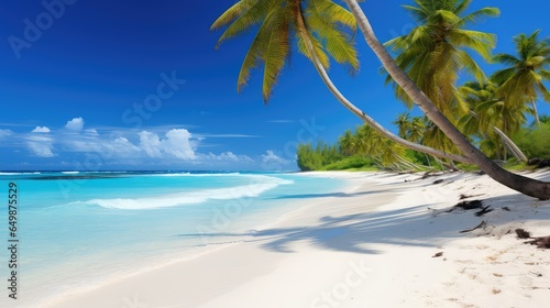 vacation caribbean paradise postcard illustration summer palm, holiday travel, tropical beach vacation caribbean paradise postcard