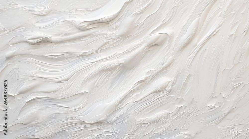 Obraz premium Abstract Art - White Oil Painting Texture