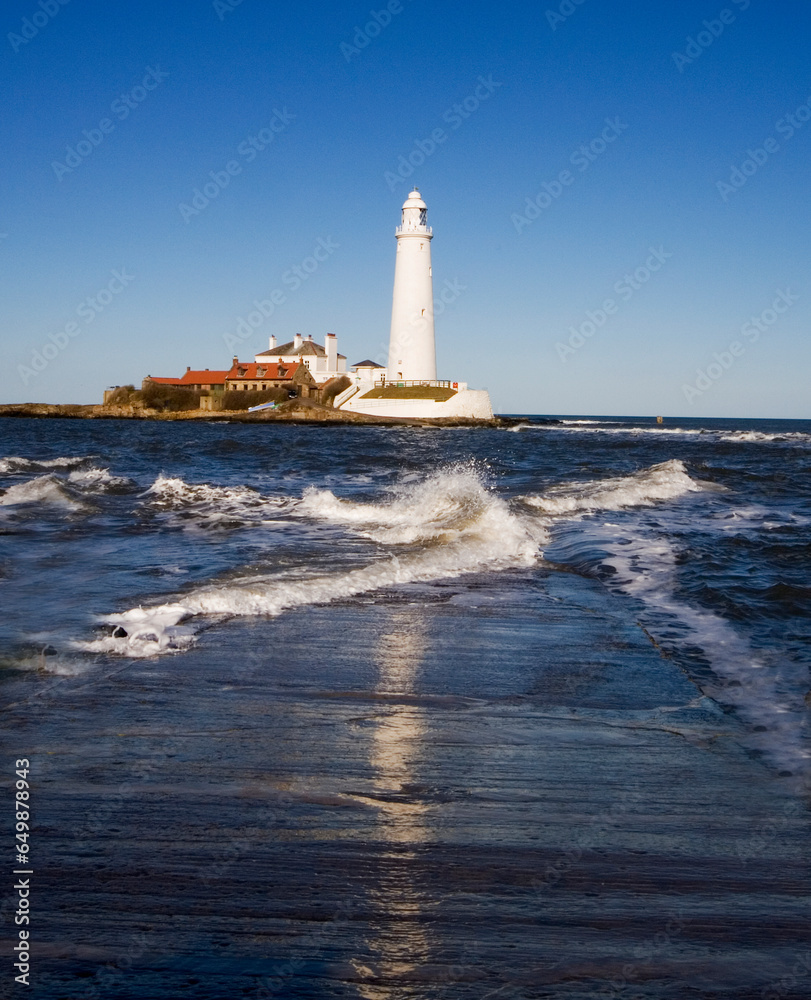 St. Mary's Lighthouse; Whitley Bay, Tyne And Wear, England