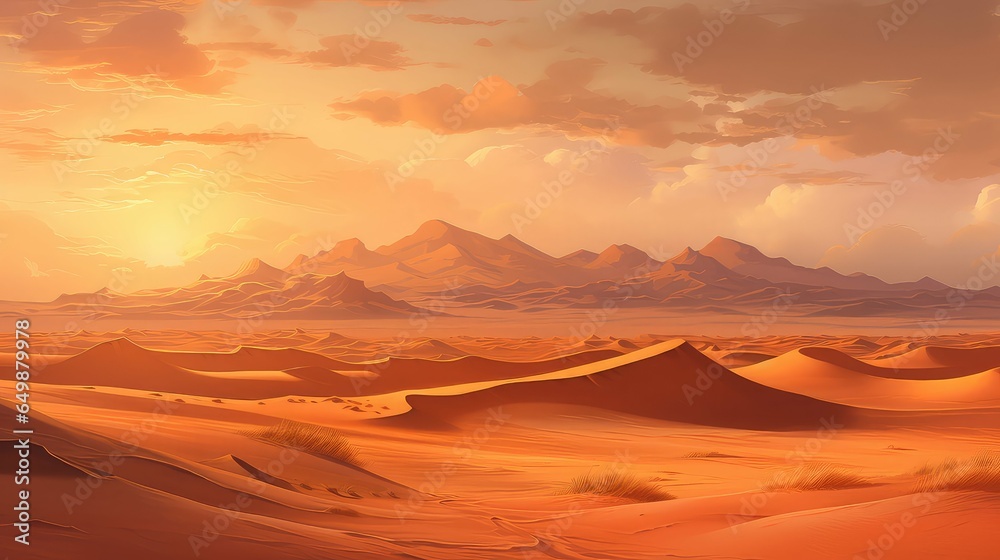 background dunes sunset sand illustration sun nature, sunrise desert, morocco sky background dunes sunset sand