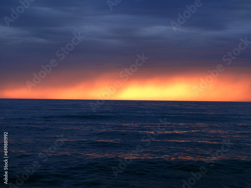 sunset over the sea © Evgeniy