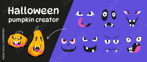 Halloween set. Create your own poke design.