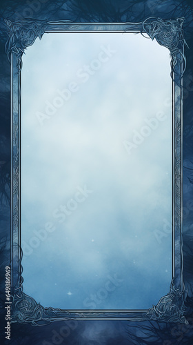 Ornamental retro style frames, banners for text and blank space for tarot cards, invitations, weddings, celebrations.
