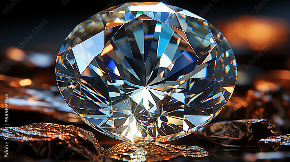 a photo of diamond made with generative AI a photo of diamond made with generative AI