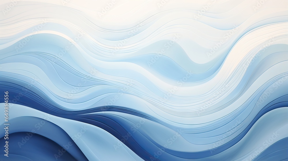 an abstract blue and white background with wavy lines on it. generative ai an abstract blue and white background with wavy lines on it. generative ai