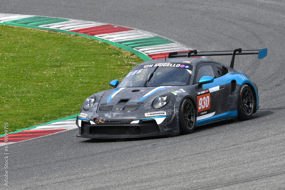 Scarperia, 23 March 2023: Porsche 911 GT3 Cup 992 of Team HRT ...