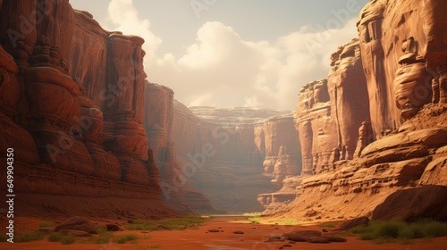 rock red landscape canyon illustration sky stone, background summer, sunbeautiful sand rock red landscape canyon