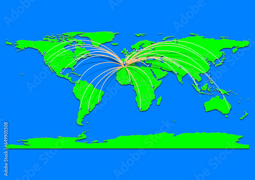 Errachidia, Morocco map - Concept map for Errachidia, Morocco on World map. Suitable for export concepts. File is suitable for digital editing and prints of all sizes.