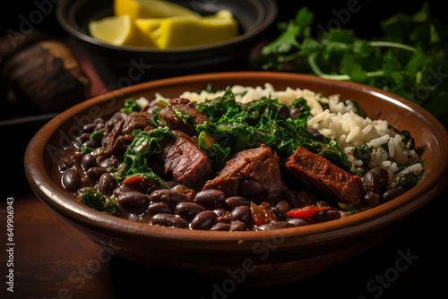 Feijoada: A stew made with black beans and various cuts of pork © Alcuin