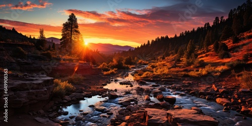 Breathtaking canyons at sun...