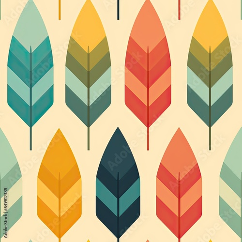 Colorblocking Seamless Pattern, Color Blocking Pattern, Fall Earth Tone Pattern, AI Generated