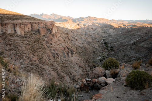 landscape of the mountains