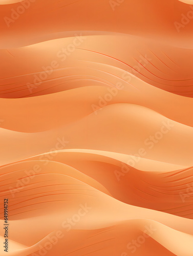 Seamless pattern abstract orange wave