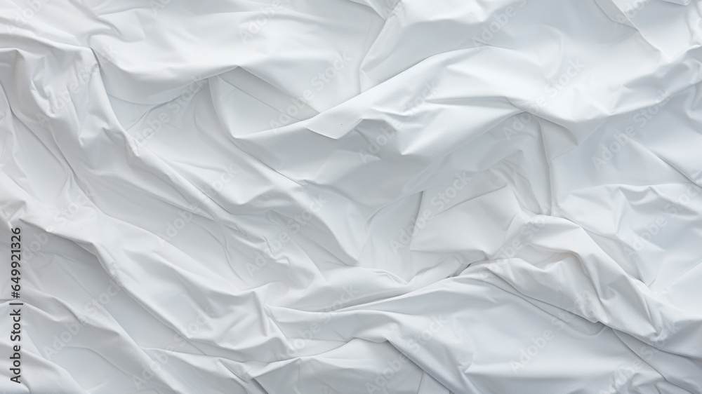 Obraz premium White crumpled paper texture background