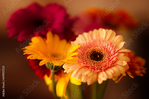 Gerbera in einem Strau  