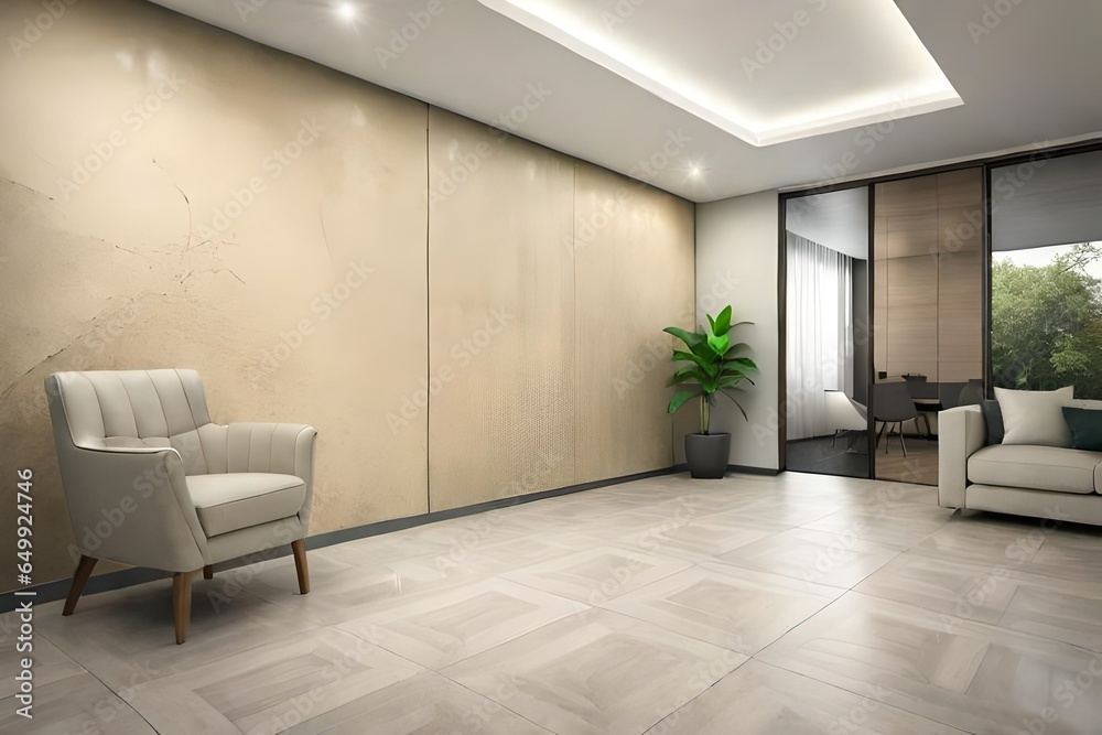 Fototapeta premium modern office room with furniture